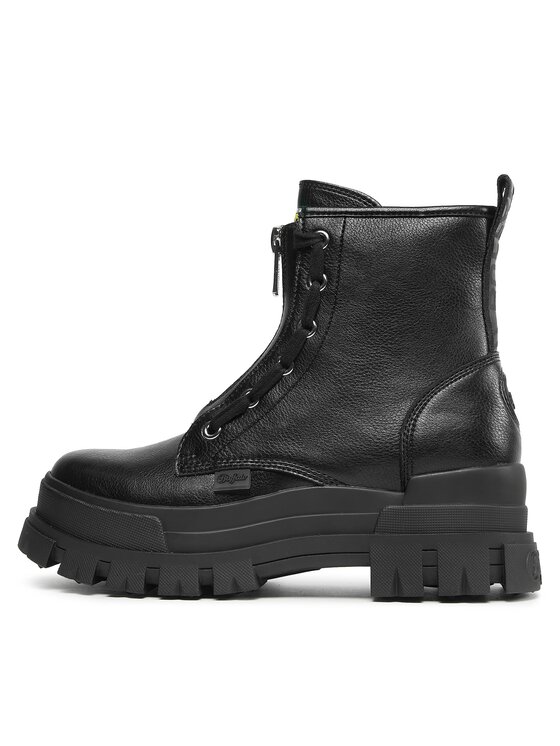 Buffalo Buffalo Botine Aspha Zip 1622070 Negru