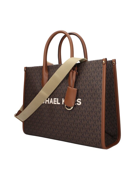 Michael Kors Michael Kors Torebka Brown Fabric Hand Brązowy