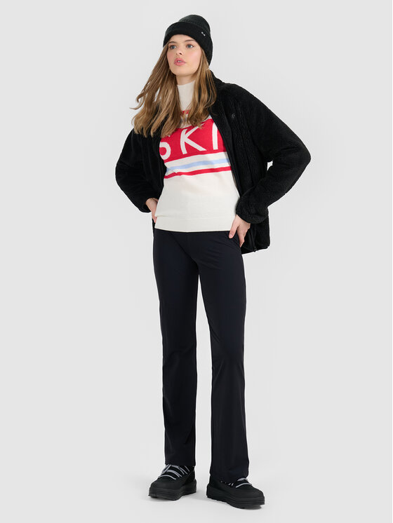 4F 4F Legginsy SUMMIT BLISS Czarny Slim Fit