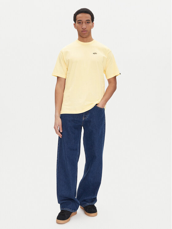 Vans Vans T-krekls Style 76 II VN000P50 Dzeltens Loose Fit
