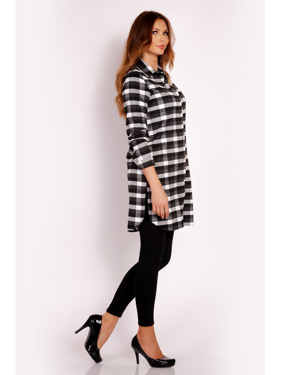 Awama Awama Košile L002 Černá Basic Fit
