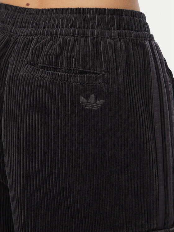 adidas adidas Riidest püksid Corduroy 3S Cargo KQ6429 Must Relaxed Fit