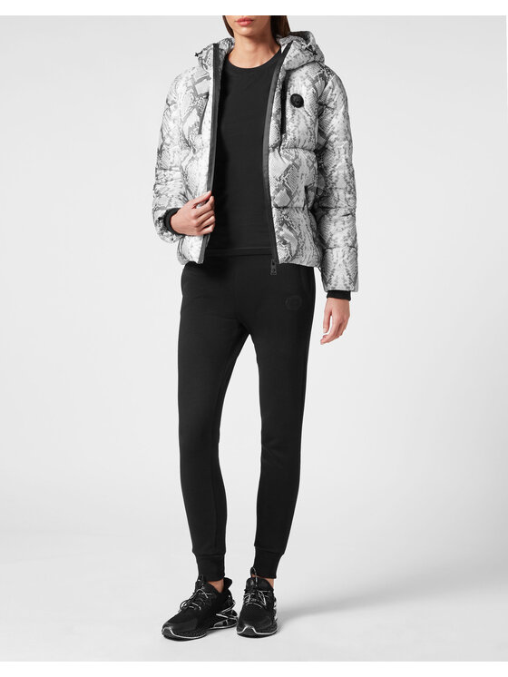 Plein Sport Plein Sport Kurtka puchowa 195 Szary Regular Fit