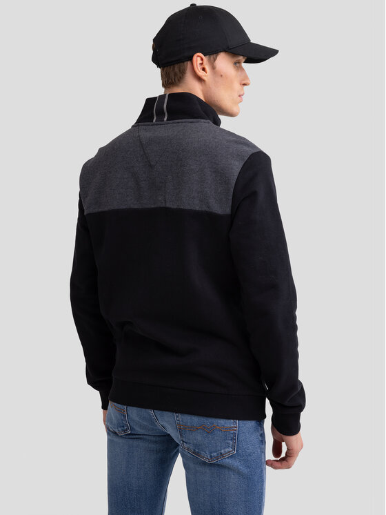 BIG STAR BIG STAR Bluza JOE Czarny Basic Fit
