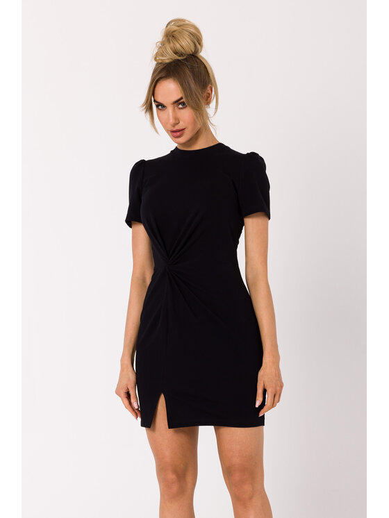 Made of Emotion Made of Emotion Každodenné šaty M731 Čierna Premium Fit