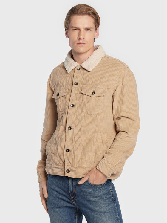 Redefined Rebel Redefined Rebel Übergangsjacke Ari Corduroy 215086 Beige Regular Fit