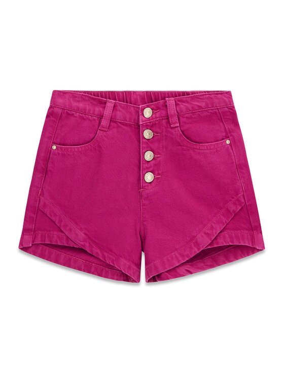 Guess Kids Guess Kids Spodnie materiałowe 181363 Różowy Regular Fit
