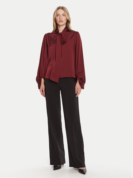 Rinascimento Rinascimento Majica CFC0126202003 Tamnocrvena Loose Fit
