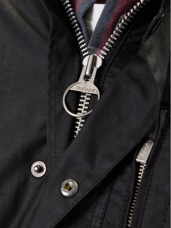 Barbour Barbour Μπουφάν μεταβατικό Sapper MWX0020BK71 Μαύρο Regular Fit