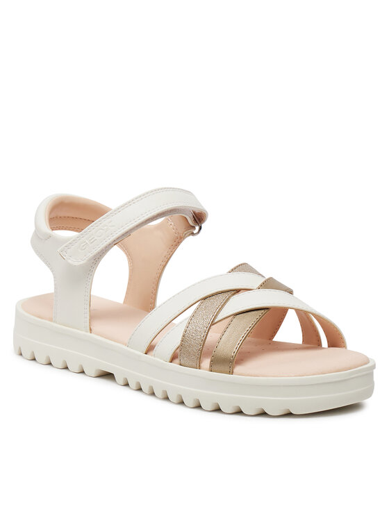 Geox Geox Basutės J Sandal Coralie Gir J356EA 054AJ C0588 D Balta