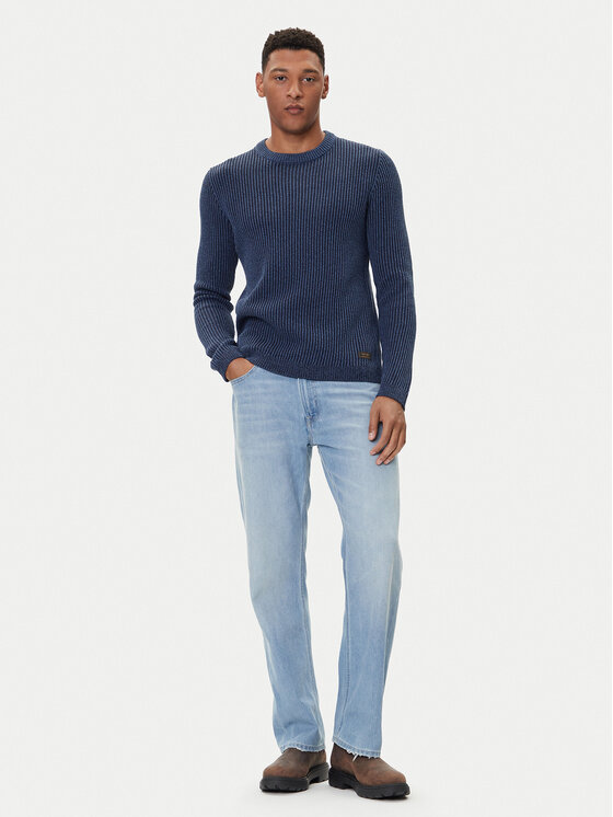 Jack & Jones Jack & Jones Sweter Dover 12278816 Granatowy Regular Fit