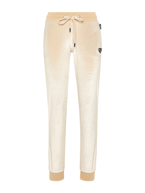 PHILIPP PLEIN PHILIPP PLEIN Jogger nohavice 9541 Béžová Regular Fit