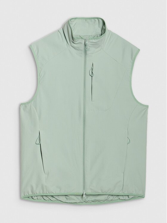 4F 4F Gilet 4FWSS25TVJAM194-47S Verde Regular Fit