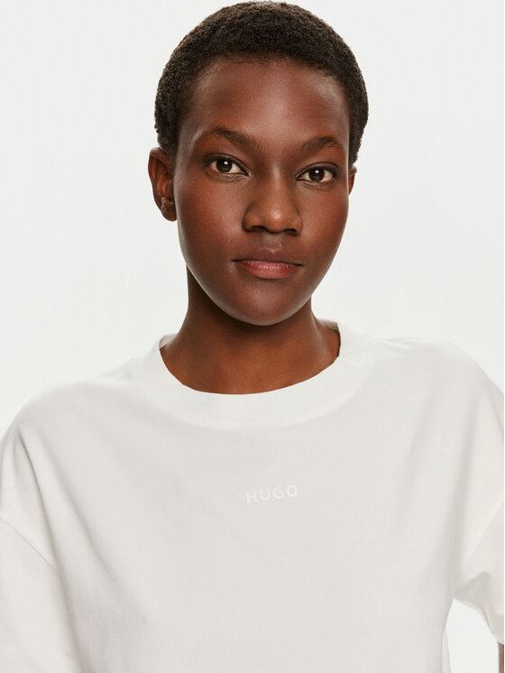 HUGO Hugo T-krekls 50490593 Bēšs Relaxed Fit