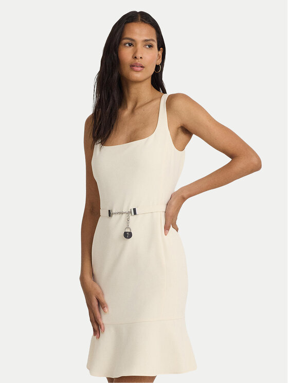 LAUREN RALPH LAUREN Lauren Ralph Lauren Sommerkleid 250933462003 Écru Slim Fit