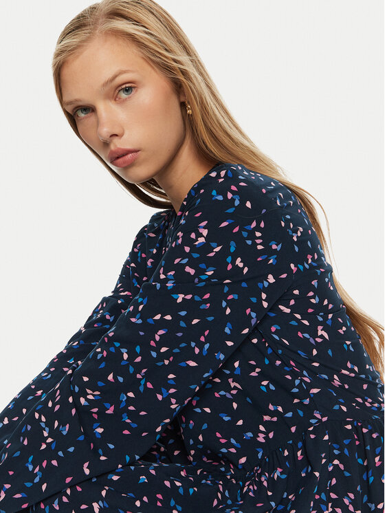 Tatuum Tatuum Ежедневна рокля Strakmi T2416.202B Тъмносин Regular Fit