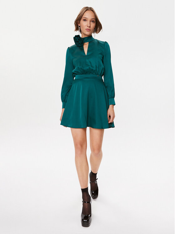 Gaudi Gaudi Ежедневна рокля 321FD15010 Зелен Regular Fit