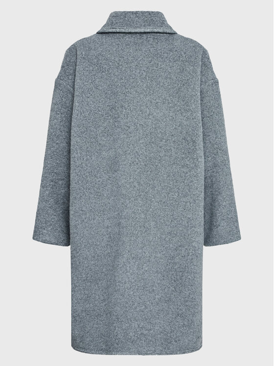 Cappotto di transizione K493MANICE Grigio Oversize...