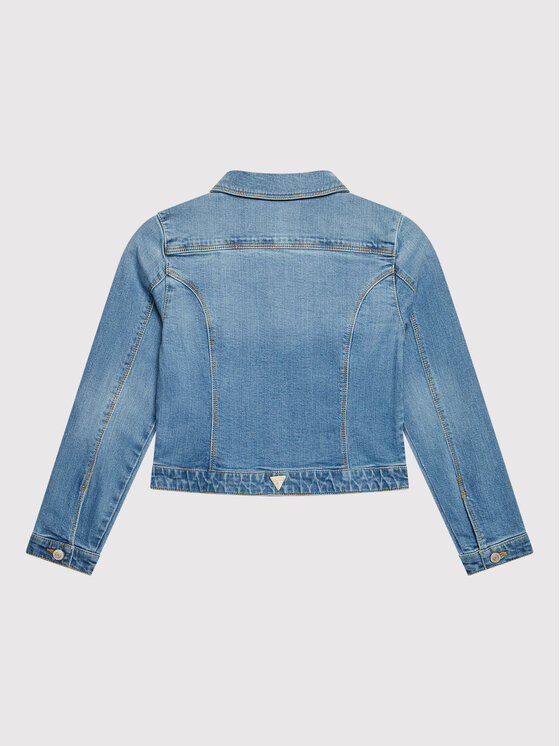 Guess Guess Kurtka jeansowa J81L21 D4HB0 Niebieski Regular Fit