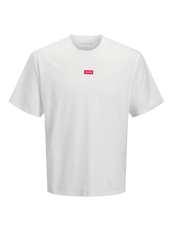 Jack & Jones Jack & Jones T-Shirt Club Badge 12295036 Biały Regular Fit