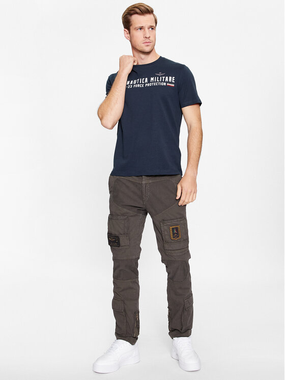 Aeronautica Militare Aeronautica Militare T-shirt 232TS1942J538 Blu scuro Regular Fit