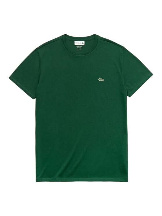 Lacoste T-shirt LACOSTE T-Shirt e Polo Uomo TH6709 132 Verde Verde Standard Fit