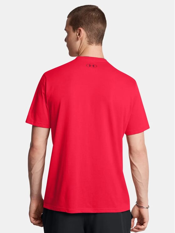 Under Armour Under Armour T-Shirt 1386793-600 Bordowy Regular Fit