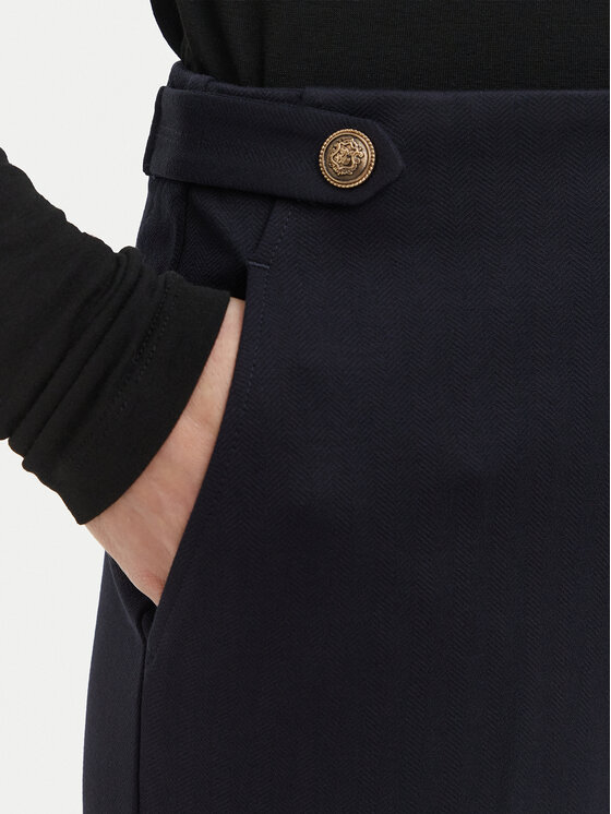 Liu Jo Liu Jo Παντελόνι υφασμάτινο WF6333 J3976 Σκούρο μπλε Slim Fit