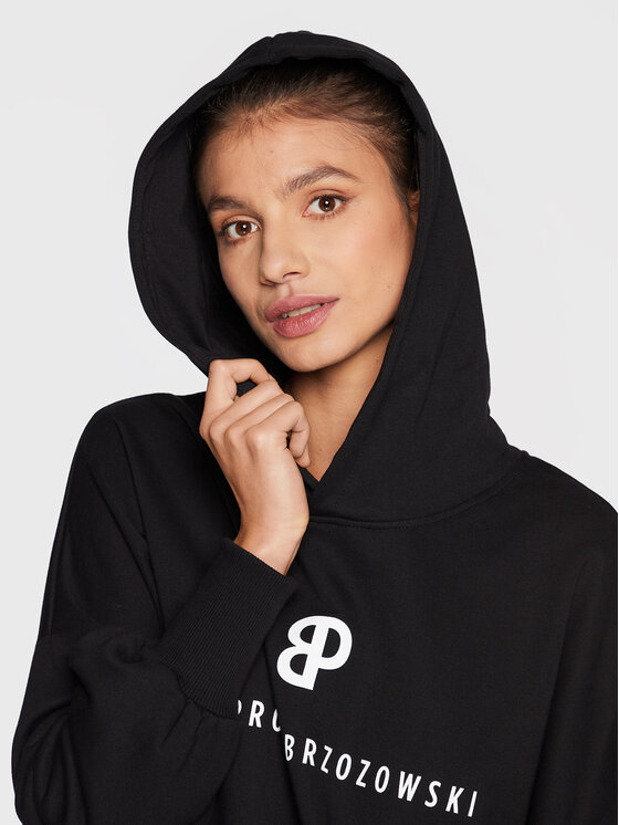 Felpa BLUZCOM2107 Nero Relaxed Fit