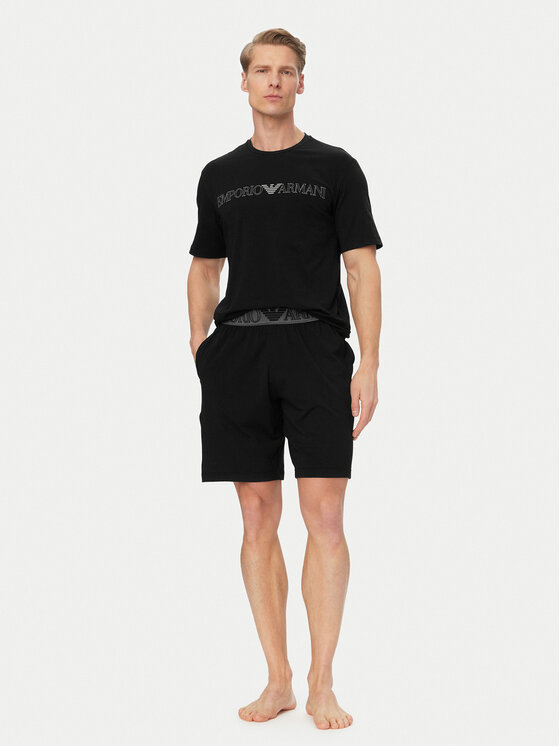 Emporio Armani Underwear Emporio Armani Underwear Pizsama EM000400 AF18890 UC001 Fekete Regular Fit