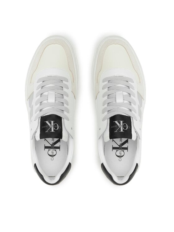 Calvin Klein Jeans Calvin Klein Jeans Sneakers Cupsole Flatform Mix Lth Wn YW0YW01227 Bianco