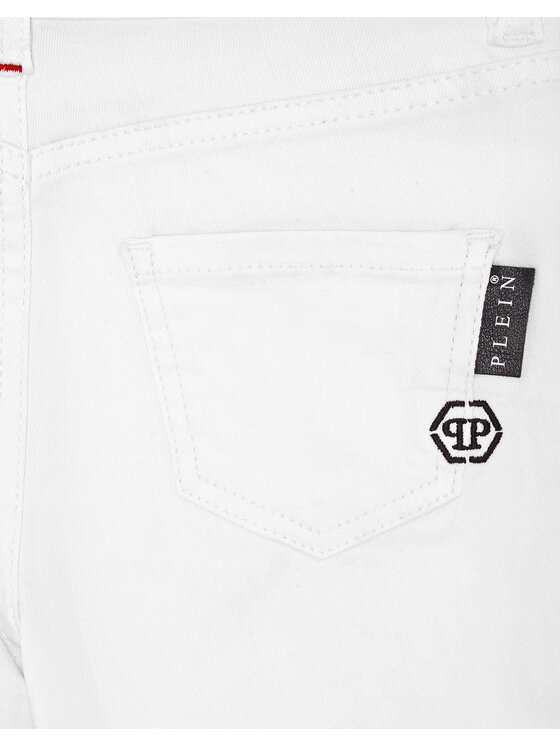 PHILIPP PLEIN PHILIPP PLEIN Jeansy 27771 Biały Comfort Fit