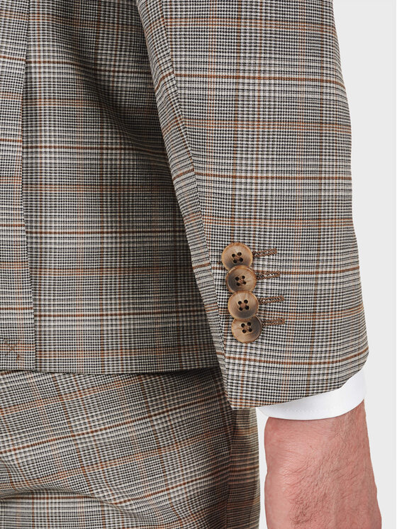 Evenemen Evenemen Garnitur DENZEL Beżowy Slim Fit