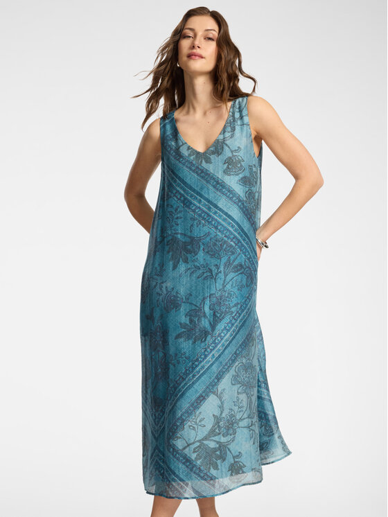 Elena Mirò Elena Mirò Abito da cocktail 7010P000320N001 Blu Regular Fit