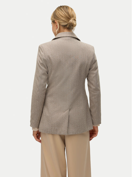 Vero Moda Vero Moda Marynarka Kawi 10319661 Beżowy Regular Fit