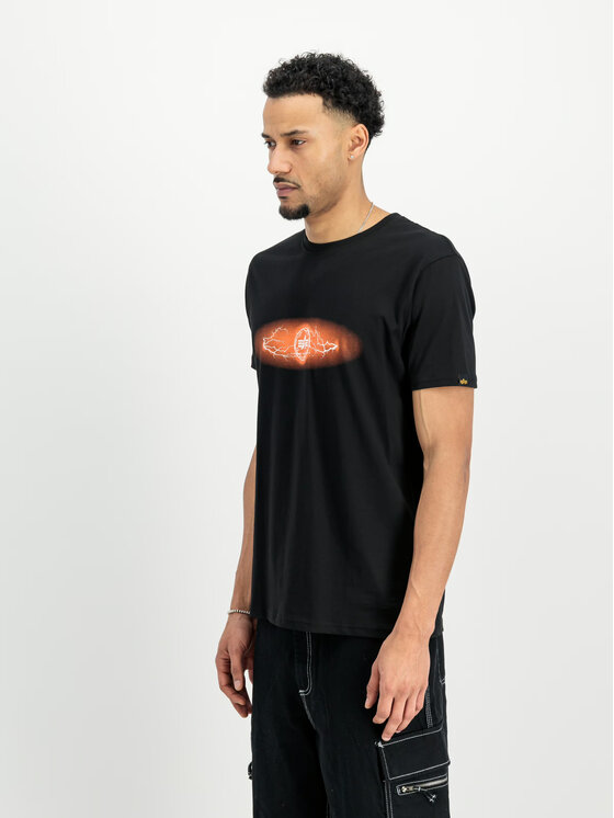 Alpha Industries Alpha Industries T-Shirt 156562 Czarny Regular Fit