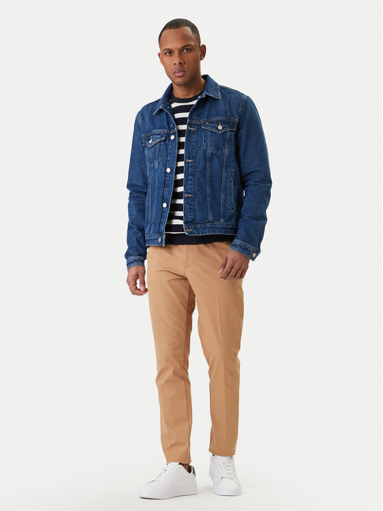 Tommy Hilfiger Tommy Hilfiger Kurtka jeansowa MW0MW42629 Niebieski Regular Fit