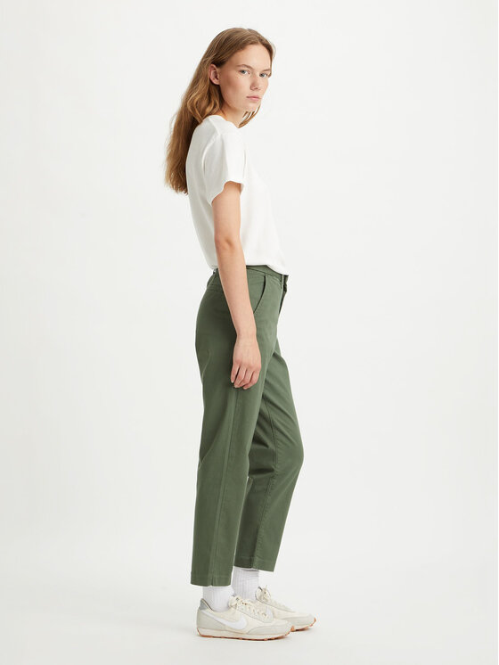Levi's® Levi's® Chinosy Essential Chino A46730003 Zielony Straight Fit