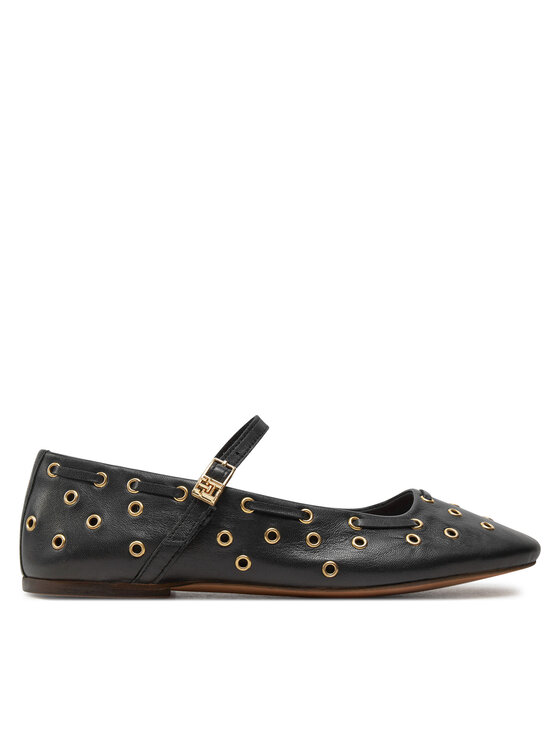 Balerini Tommy Hilfiger Maryjane FW0FW08311 Negru
