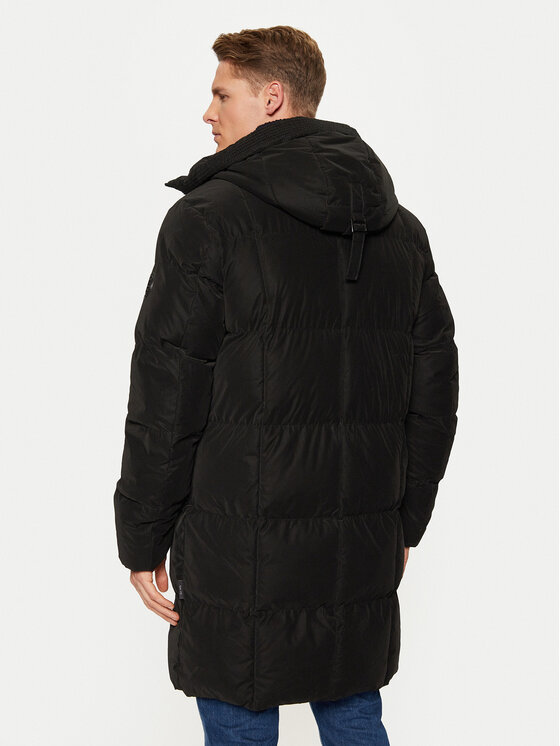 INDICODE INDICODE Pūkinė striukė Ast 15-923 Juoda Regular Fit