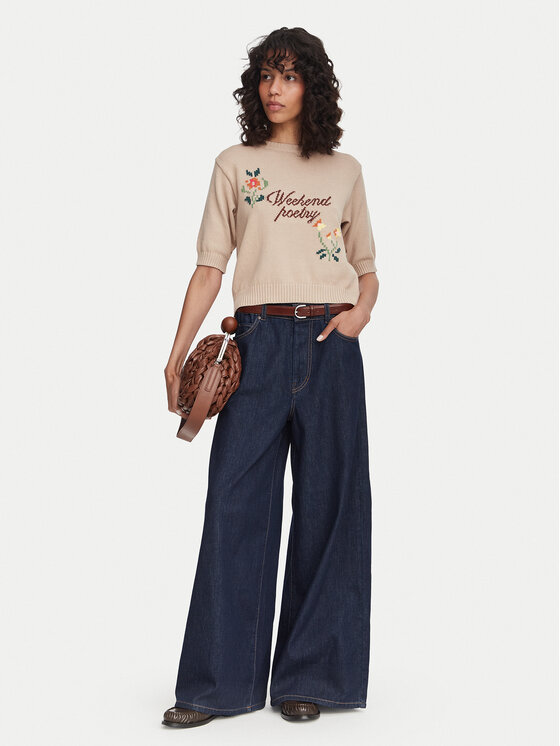 Weekend Max Mara Weekend Max Mara Светр Fiacre 2625366191 Бежевий Regular Fit