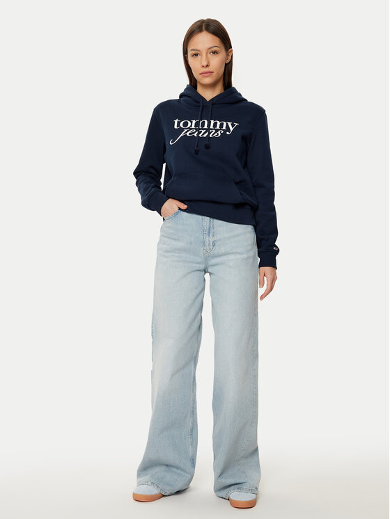 Tommy Jeans Tommy Jeans Pulóver DW0DW20170 Sötétkék Regular Fit