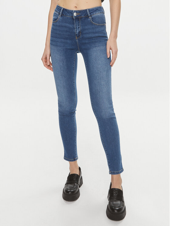 Morgan Morgan Jeans hlače 241-PARDA Mornarsko modra Slim Fit