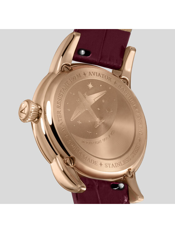 Aviator Aviator Zegarek V.1.33.2.265.4 Czerwony