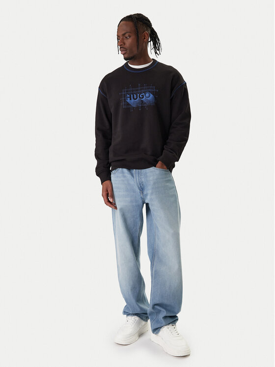 HUGO HUGO Mikina Nothalic 50553505 Čierna Regular Fit