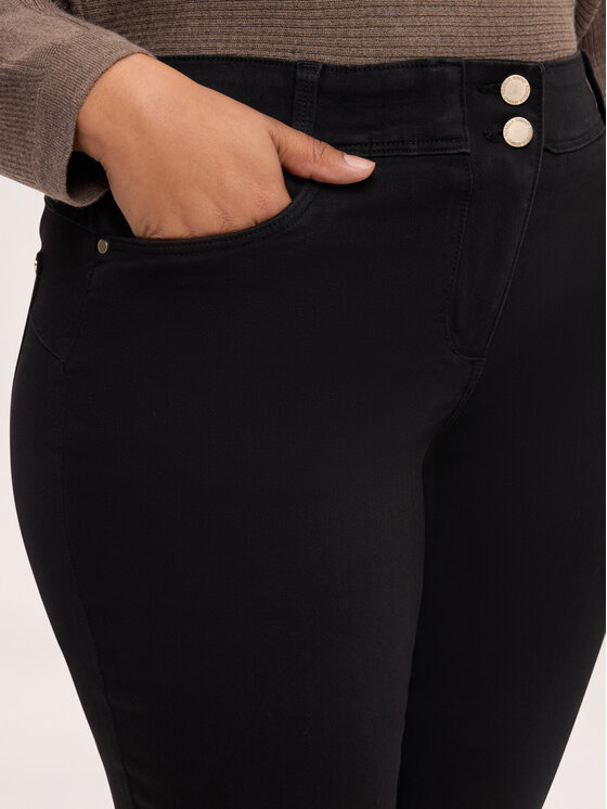 Fiorella Rubino Fiorella Rubino Jeansy P457T005146N033 Czarny Skin Fit