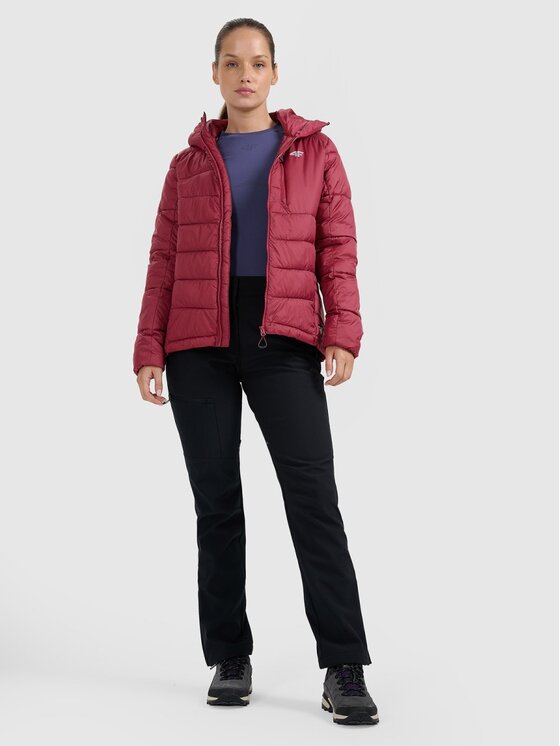 4F 4F Giubbotto piumino 4FRAW25TDJAF0792-60S Rosso Regular Fit