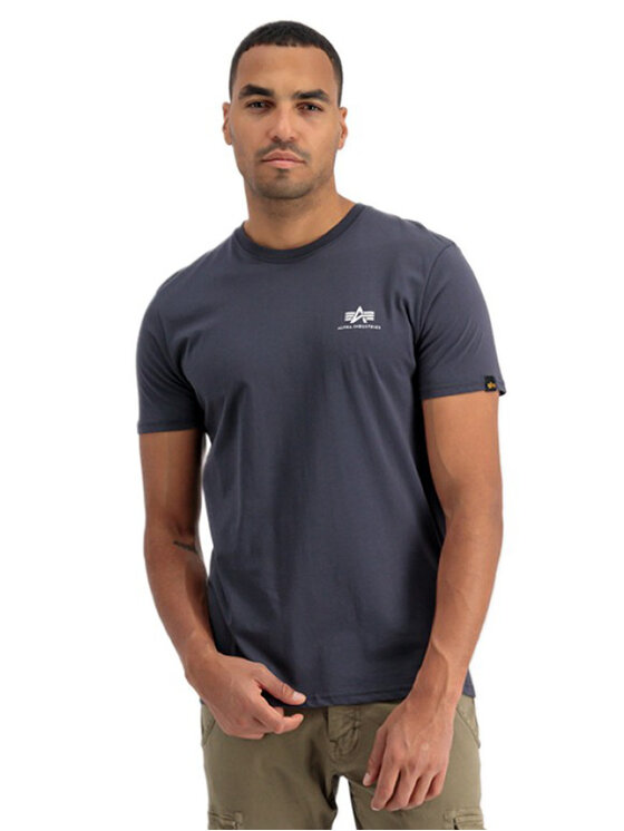 Alpha Industries Alpha Industries T-Shirt AI.188505-02-4XL Tmavomodrá Basic Fit
