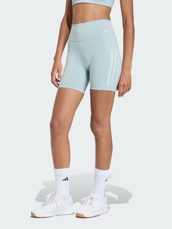 adidas adidas Szorty sportowe 158689 Zielony Fitted Fit