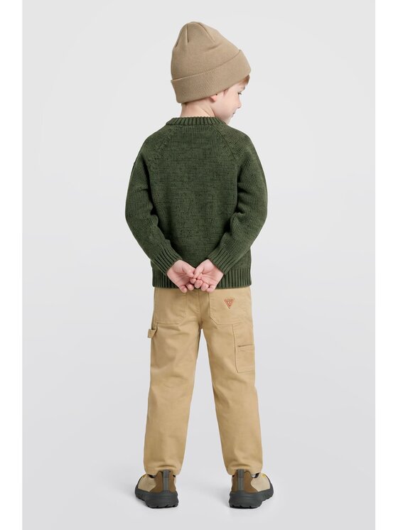 Guess Kids Guess Kids Bluza 184431 Zielony Classic Fit